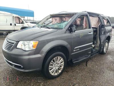 2015 Chrysler MINIVAN Touring L, gray — VIN 2C4RC1CG3FR627495, Copart