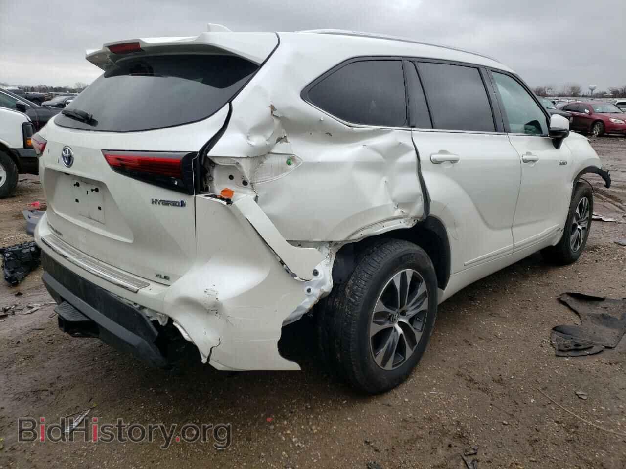 2021 TOYOTA HIGHLANDER - VIN: 5TDHBRCHXMS514587 - Фото 3