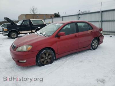 2008 Toyota COROLLA CE, красный — VIN 2T1BR32E18C918544, Copart