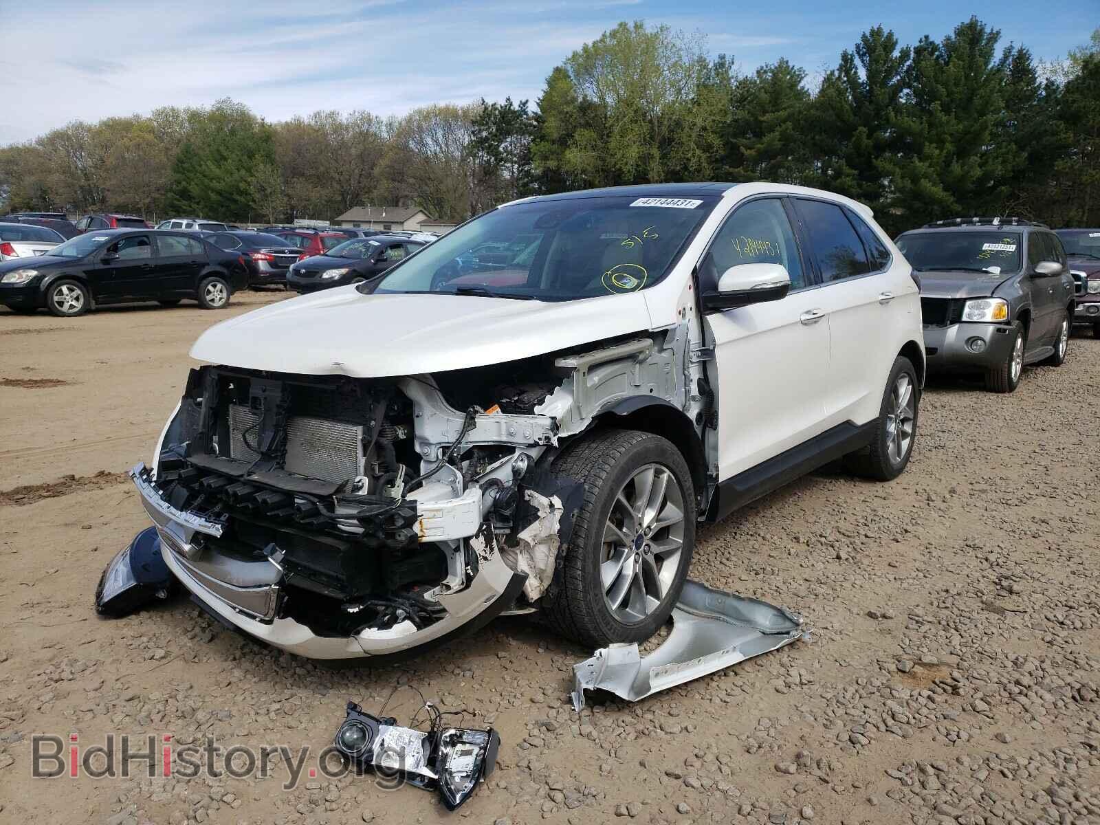 2015 FORD EDGE - VIN: 2FMPK4K81FBC34248 - Фото 2