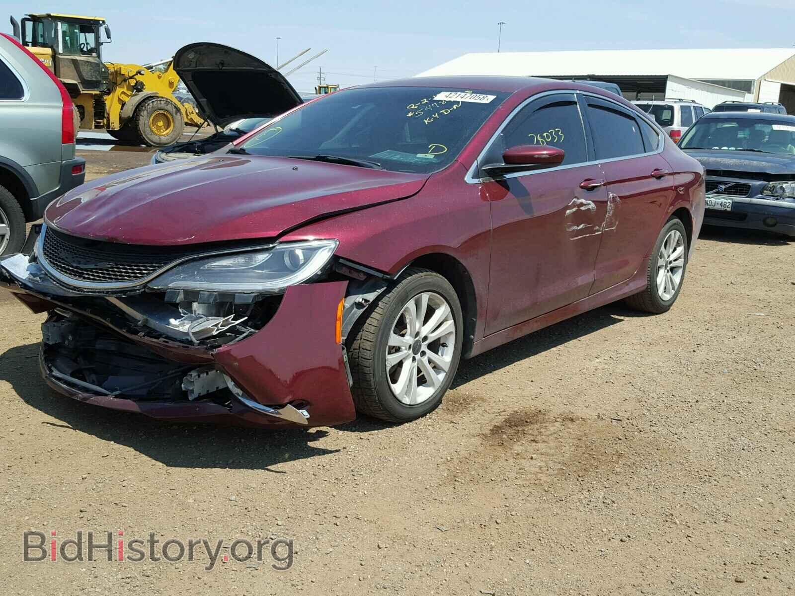 2015 CHRYSLER 200 - VIN: 1C3CCCAB3FN570354 - Фото 2