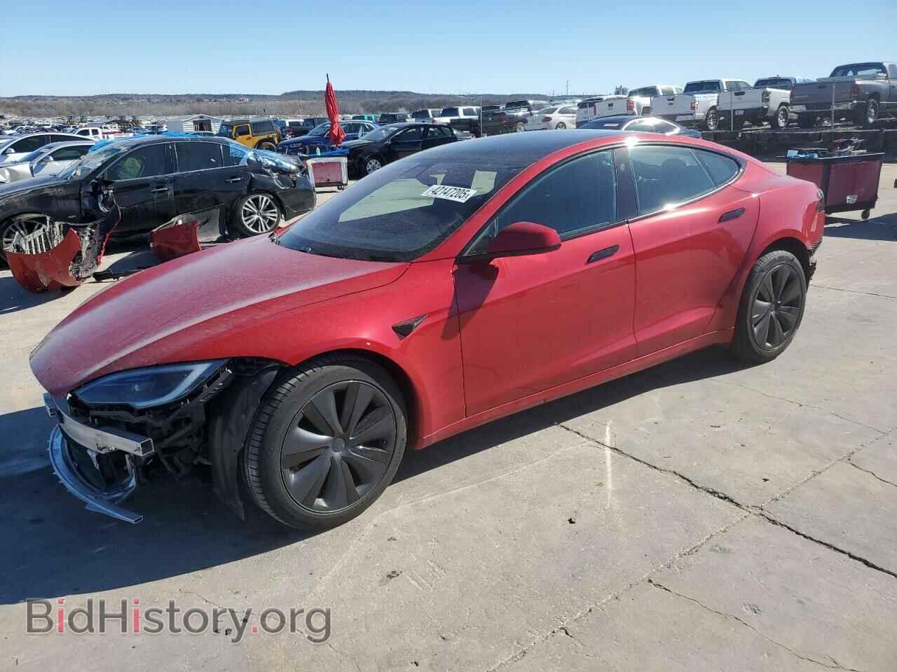 Photo 5YJSA1E57NF478036 - TESLA MODEL S 2022