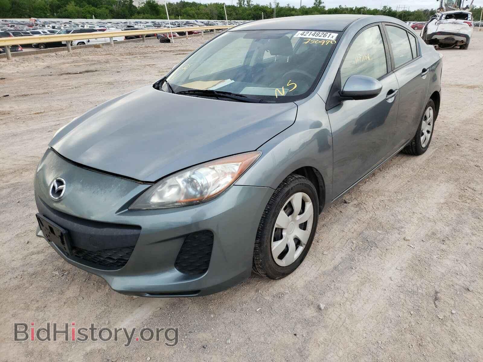 2013 MAZDA 3 - VIN: JM1BL1U71D1750990 - Фото 2