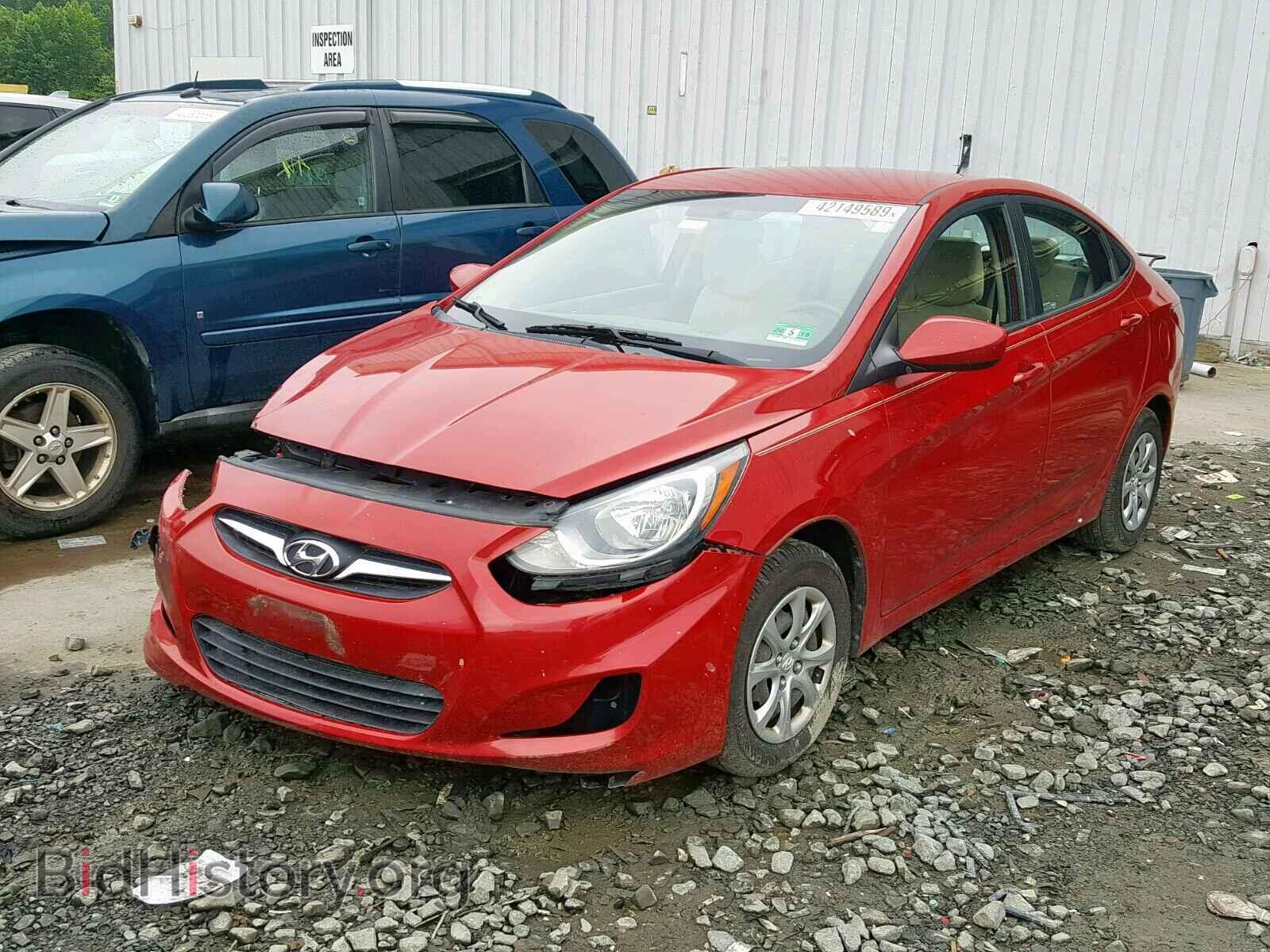 2012 HYUNDAI ACCENT - VIN: KMHCT4AEXCU258248 - Фото 2