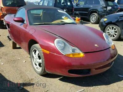 1998 Porsche BOXSTER, burgundy — VIN WP0CA2982WU626052, Copart