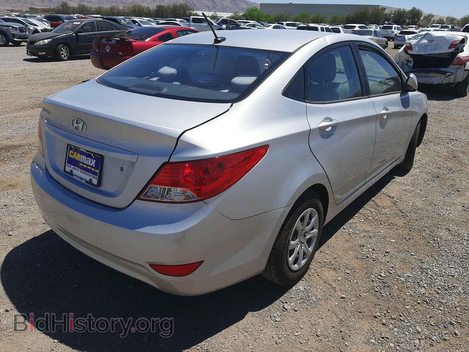 2012 HYUNDAI ACCENT - VIN: KMHCT4AE3CU197700 - Фото 4