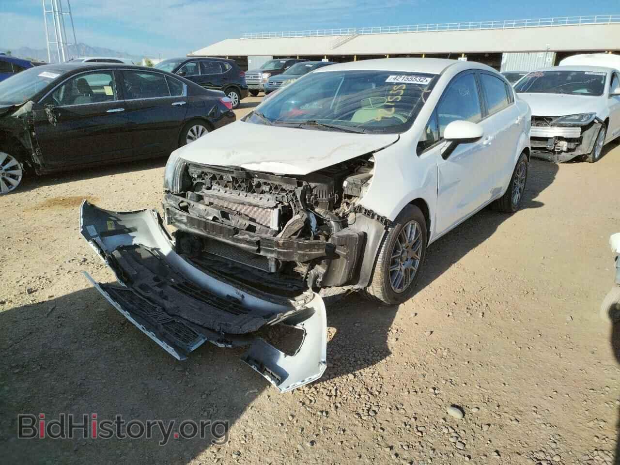 2013 KIA RIO - VIN: KNADM4A39D6237494 - Фото 2