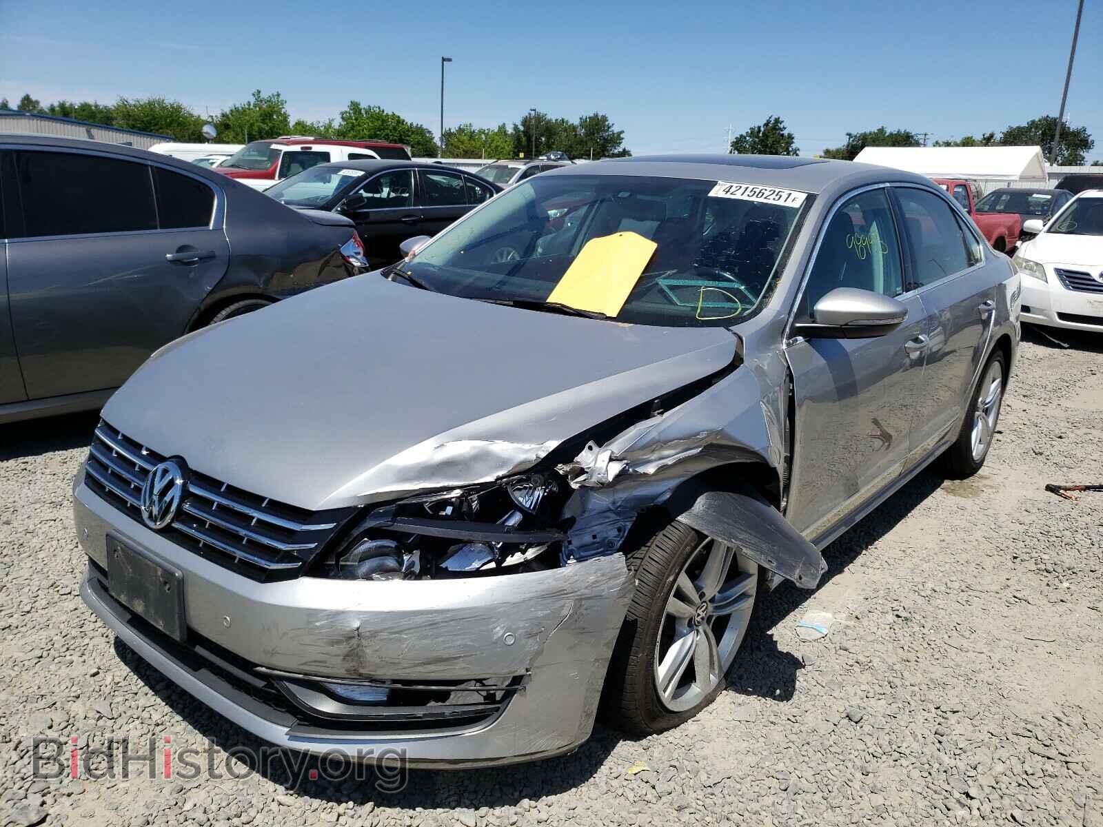 2012 VOLKSWAGEN PASSAT - VIN: 1VWCN7A32CC006706 - Фото 2