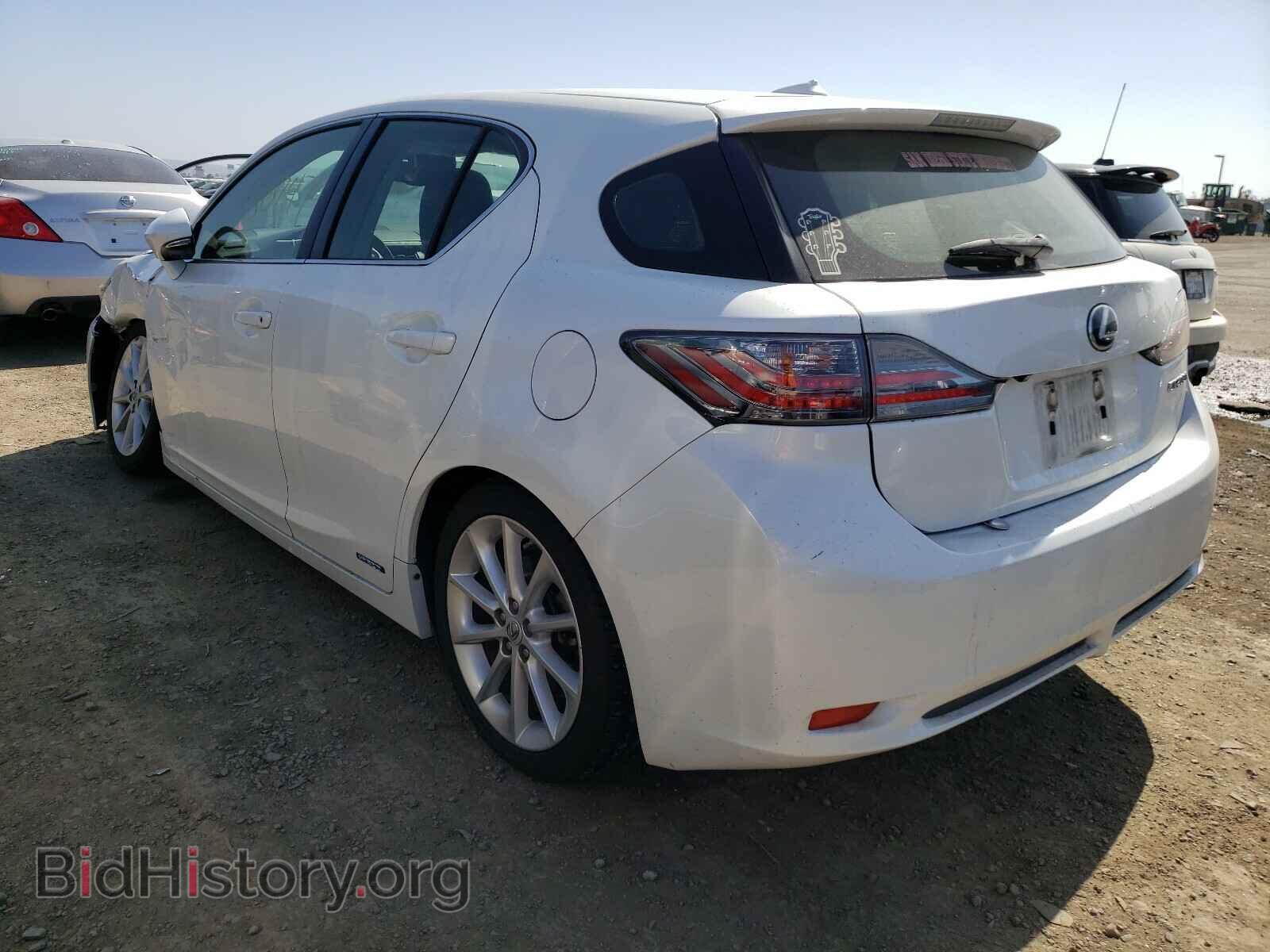 2012 LEXUS CT 200 - VIN: JTHKD5BH8C2109777 - Фото 3