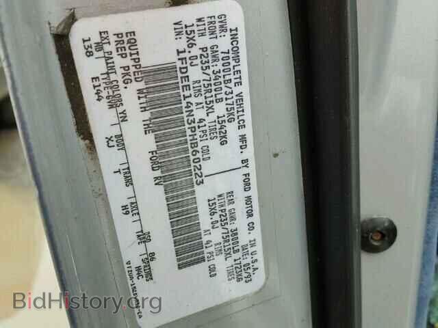 1993 FORD ECONOLINE - VIN: 1FDEE14N3PHB60223 - Photo 10