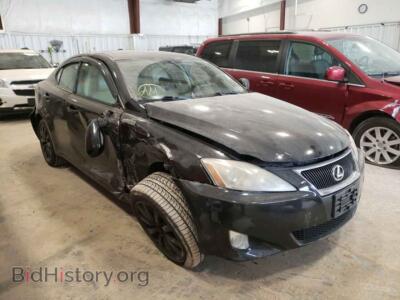 2007 Lexus IS IS 250, черный — VIN JTHCK262575009509, Copart