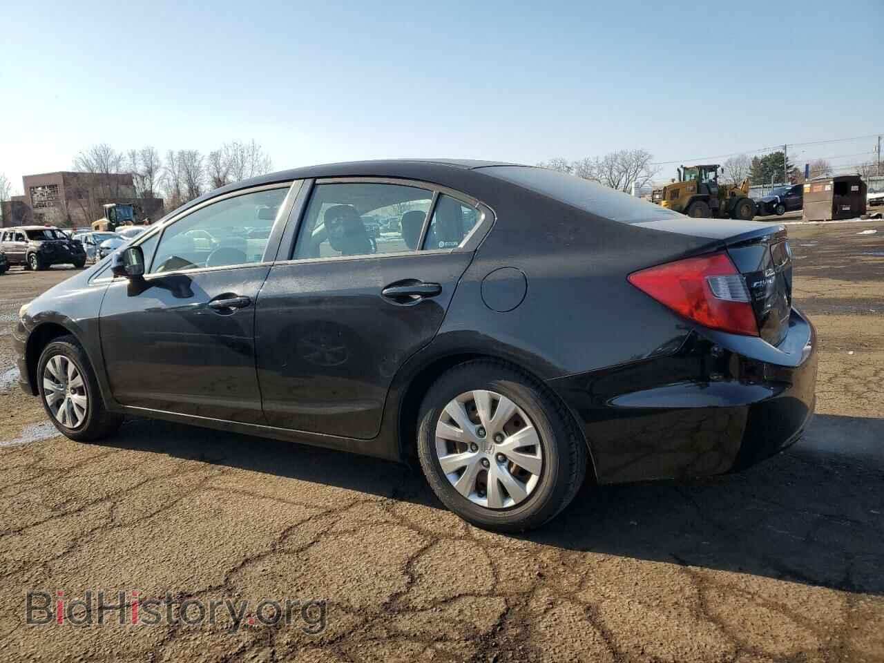 2012 HONDA CIVIC - VIN: 2HGFB2F57CH312224 - Фото 2