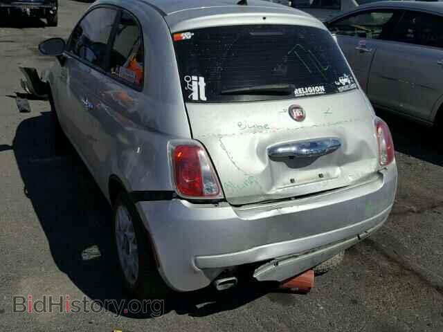 2013 FIAT 500 - VIN: 3C3CFFAR8DT640210 - Фото 3