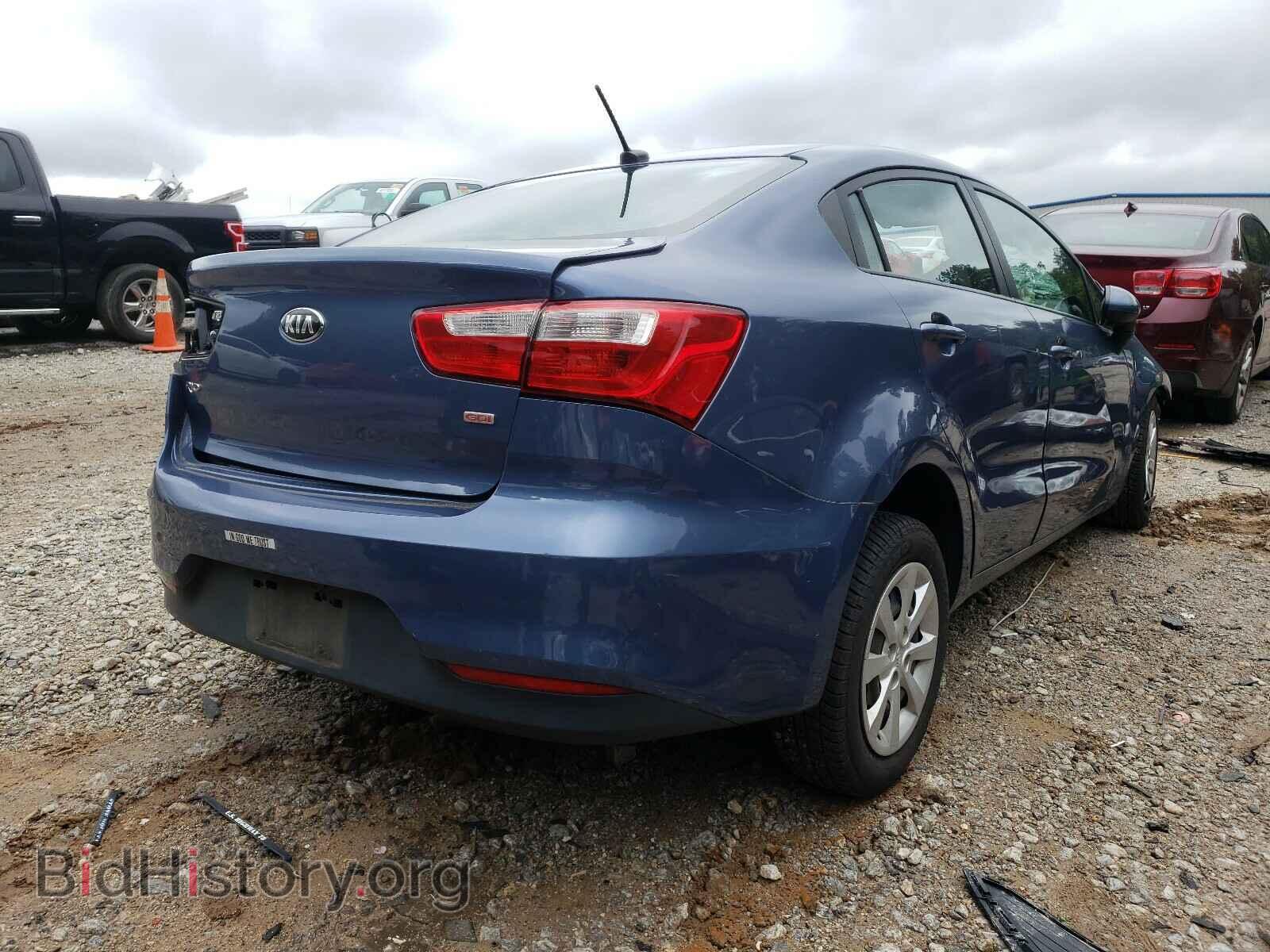 2016 KIA RIO - VIN: KNADM4A33G6558614 - Фото 4