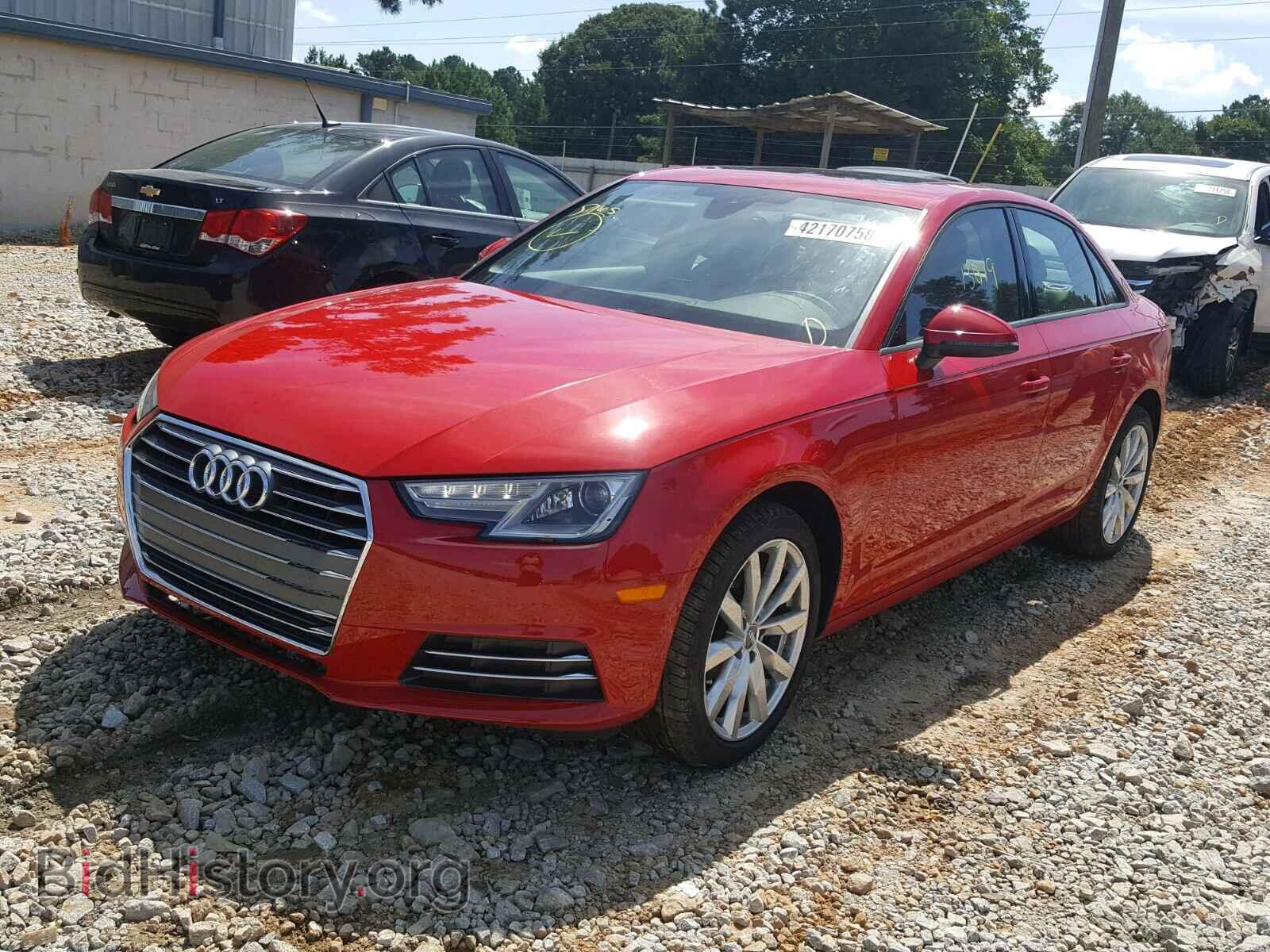 2017 AUDI A4 - VIN: WAUGMAF4XHN052718 - Фото 2