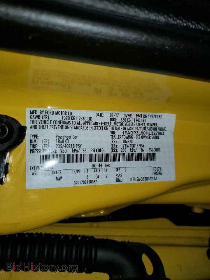 2017 FORD FOCUS - VIN: 1FADP3L90HL327863 - Фото 12