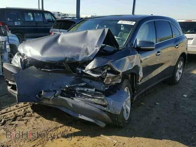 2014 ACURA MDX - VIN: 5FRYD3H25EB009895 - Фото 2