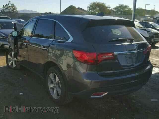 2014 ACURA MDX - VIN: 5FRYD3H25EB009895 - Фото 3