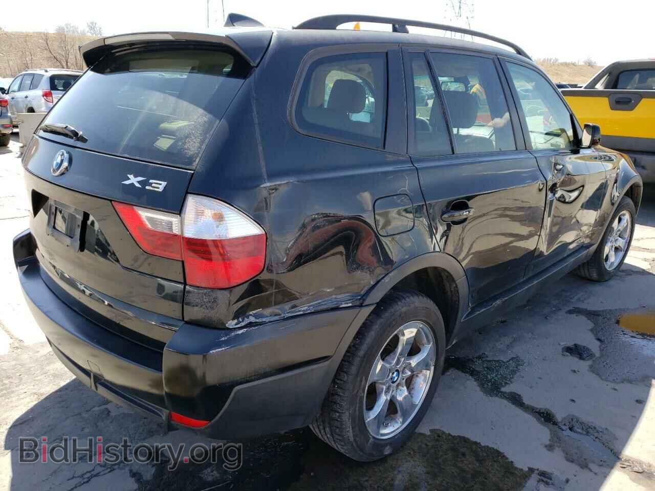 2007 BMW X3 - VIN: WBXPC93477WF23215 - Фото 4