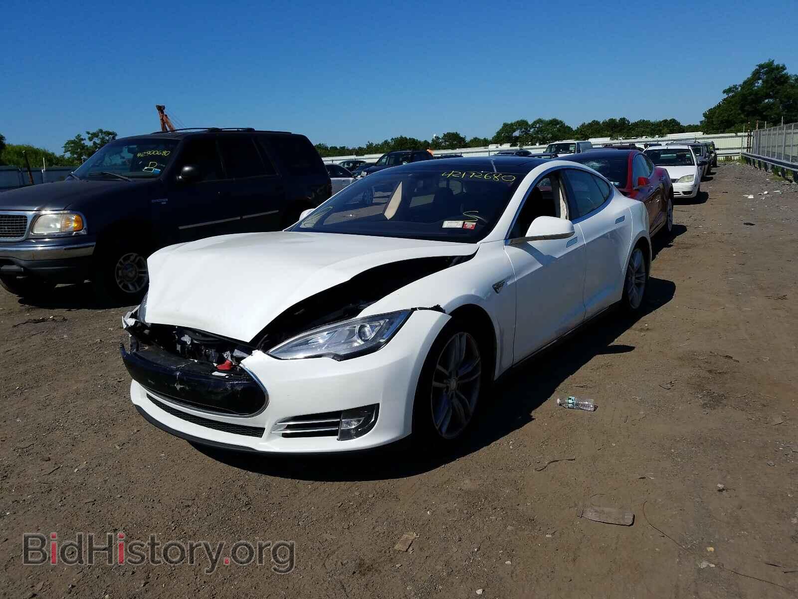 2012 TESLA MODEL S - VIN: 5YJSA1DP1CFS00541 - Photo 2