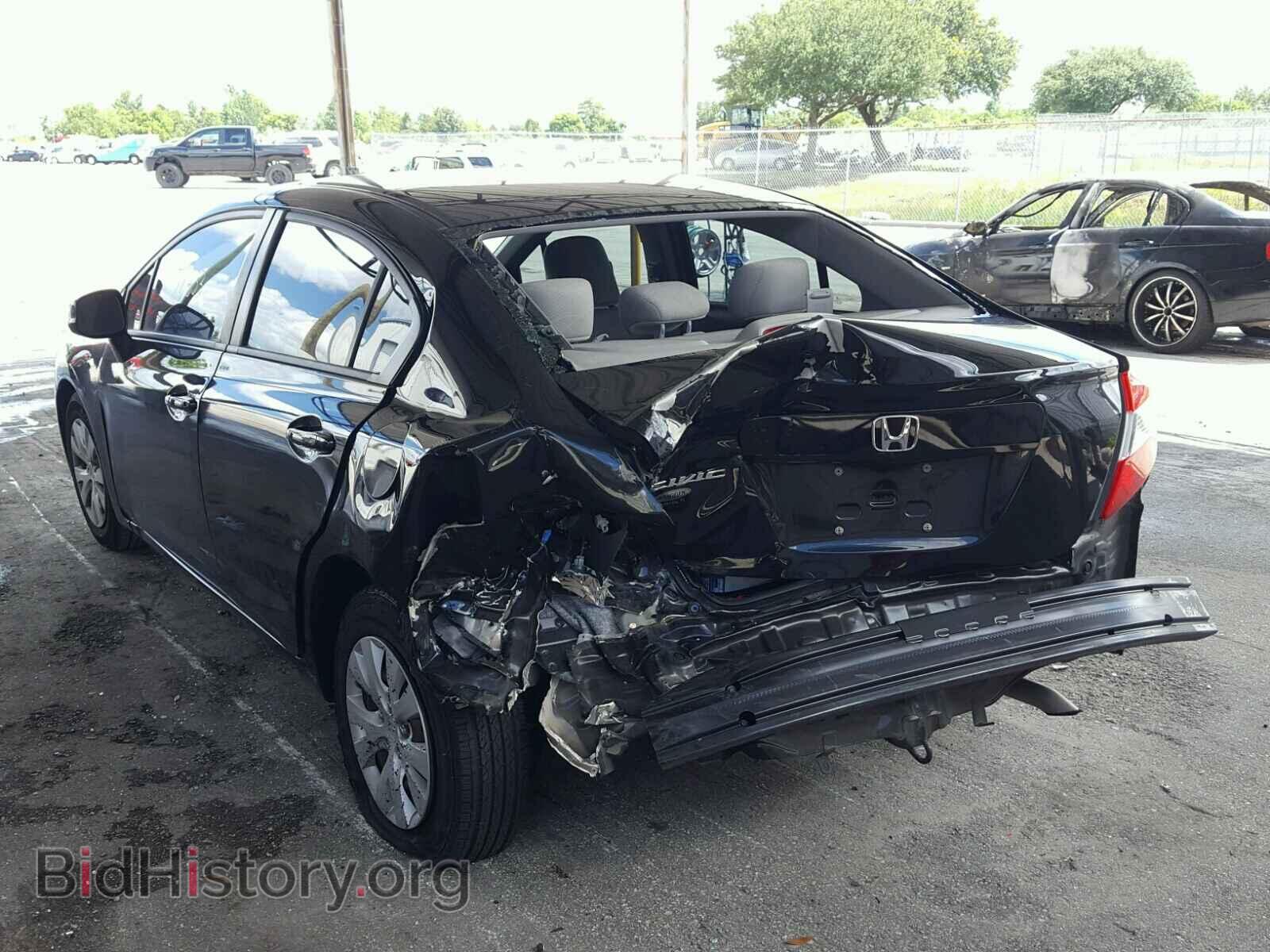 2012 HONDA CIVIC LX - VIN: 19XFB2F50CE039668 - Фото 3