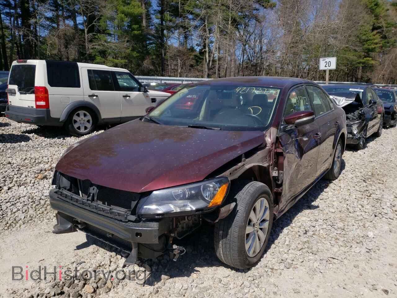 2014 VOLKSWAGEN PASSAT - VIN: 1VWAP7A37EC021707 - Фото 2
