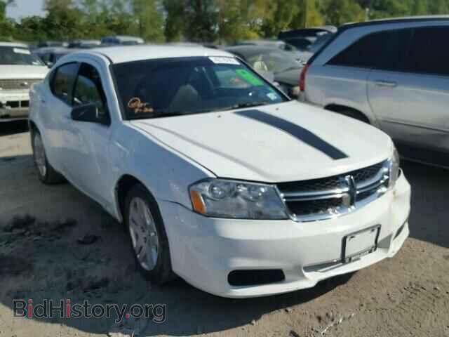 Photo 1C3CDZAB8EN190019 - DODGE AVENGER 2014