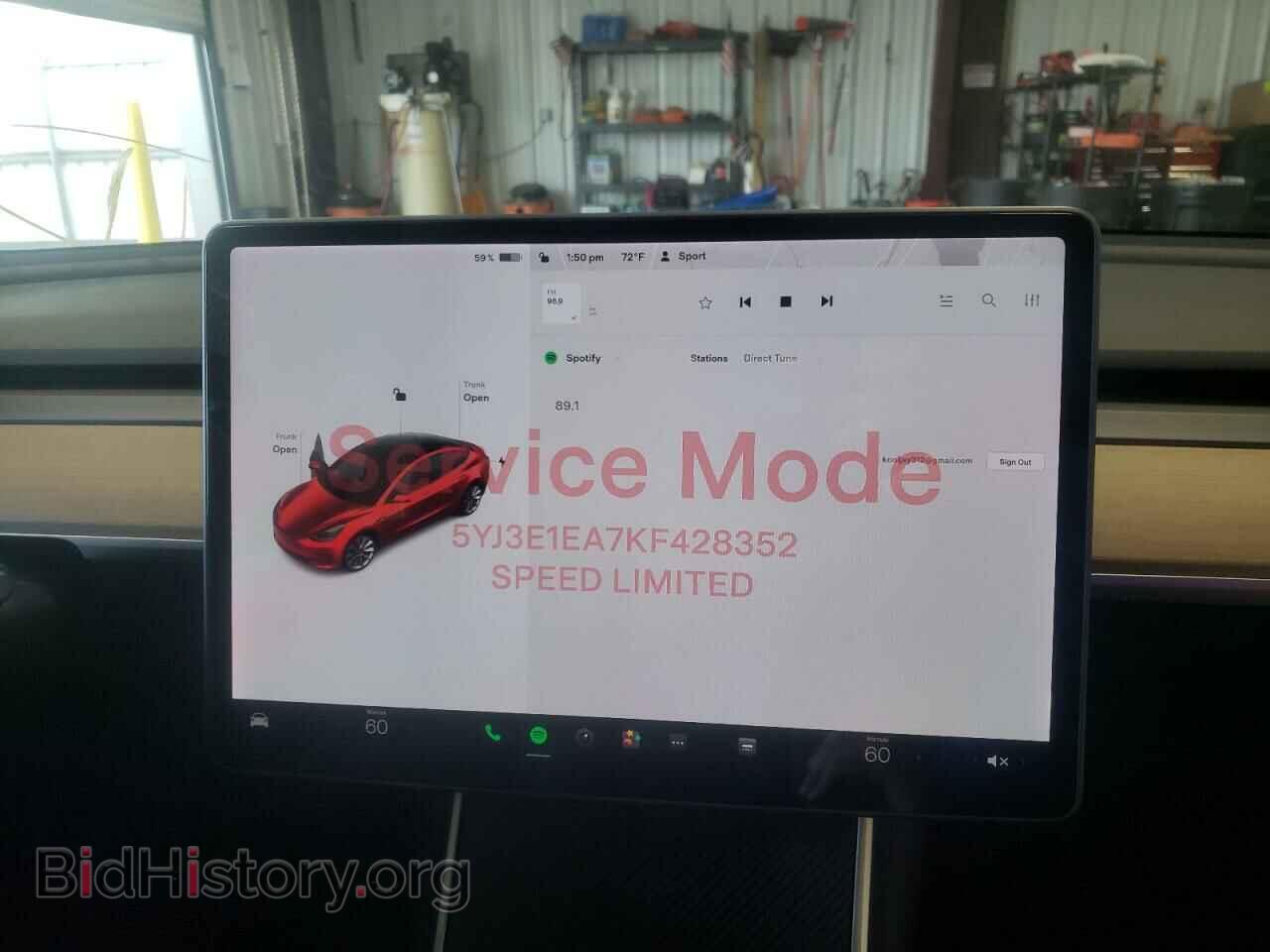 2019 TESLA MODEL 3 - VIN: 5YJ3E1EA7KF428352 - Photo 9