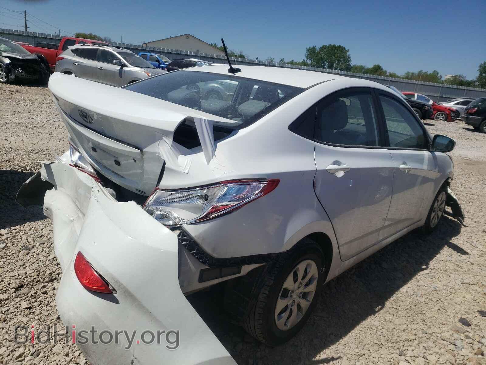 2016 HYUNDAI ACCENT - VIN: KMHCT4AE2GU127773 - Фото 4