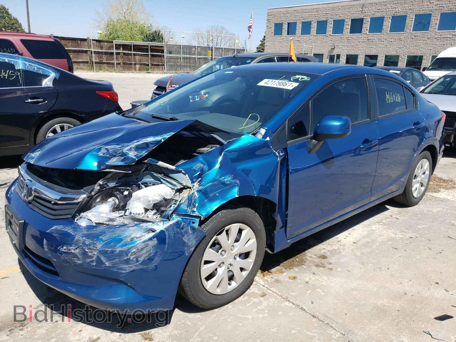 2012 HONDA CIVIC - VIN: 2HGFB2F58CH538546 - Фото 2