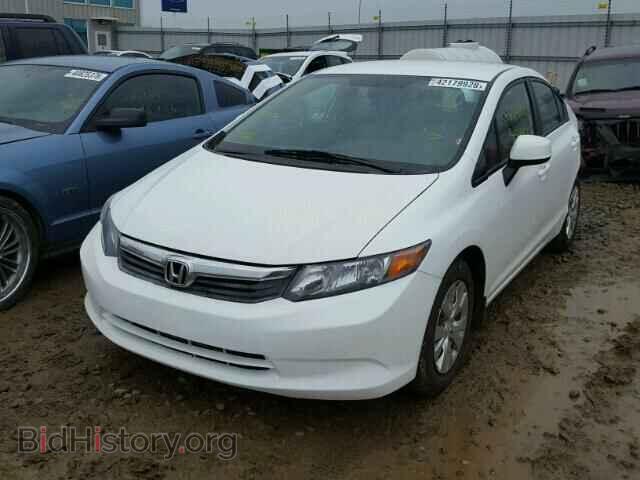 2012 HONDA CIVIC LX - VIN: 2HGFB2F42CH106980 - Фото 2