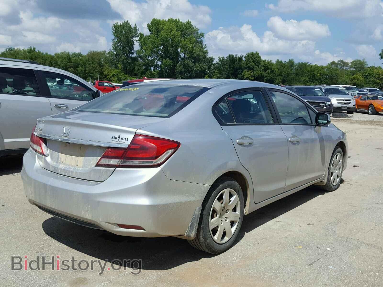 2013 HONDA CIVIC - VIN: 19XFB2F83DE029843 - Фото 4