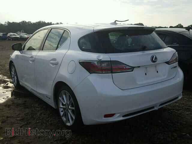 2011 LEXUS CT 200 - VIN: JTHKD5BH9B2029824 - Фото 3