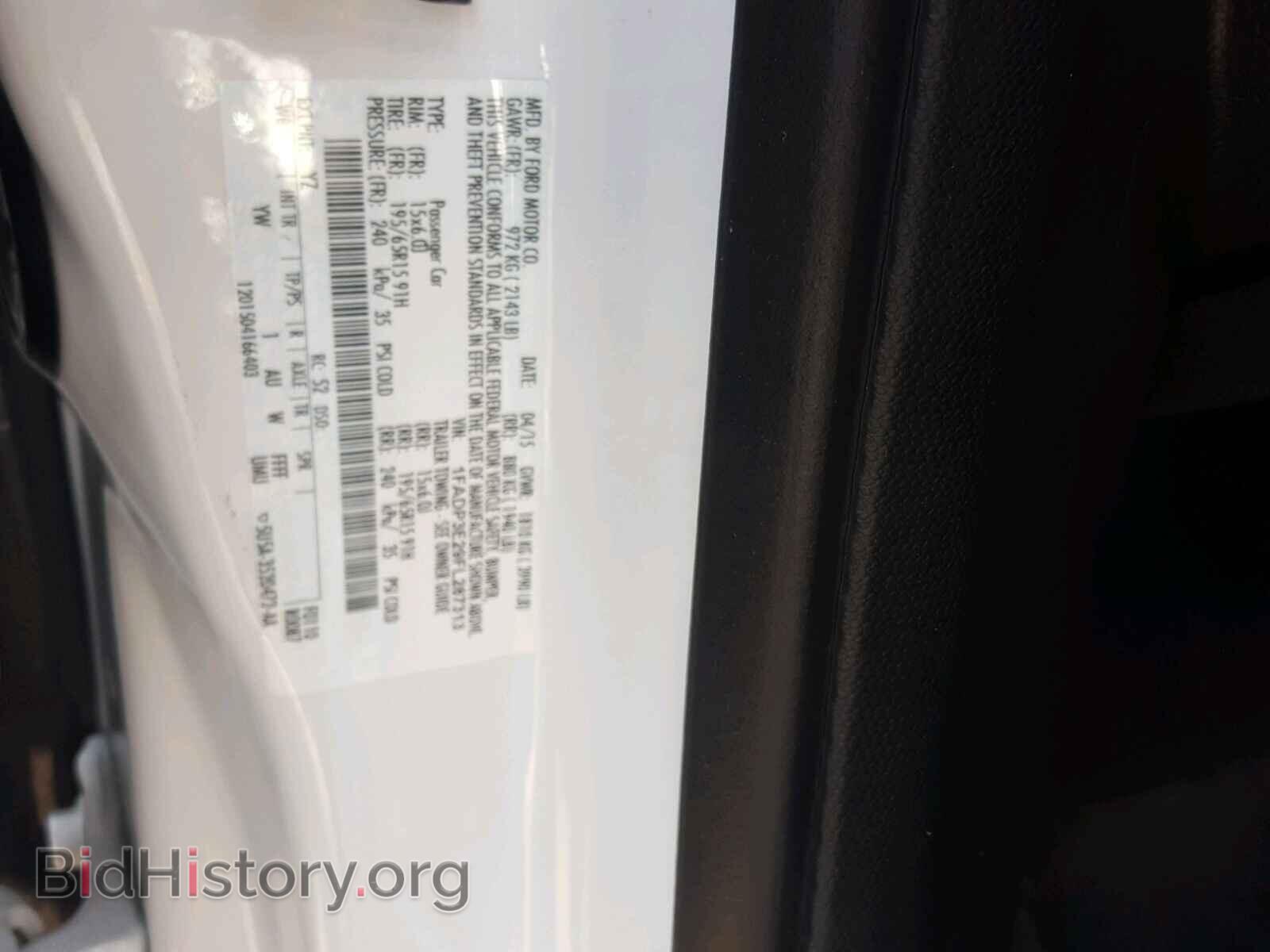2015 FORD FOCUS - VIN: 1FADP3E29FL287313 - Фото 10