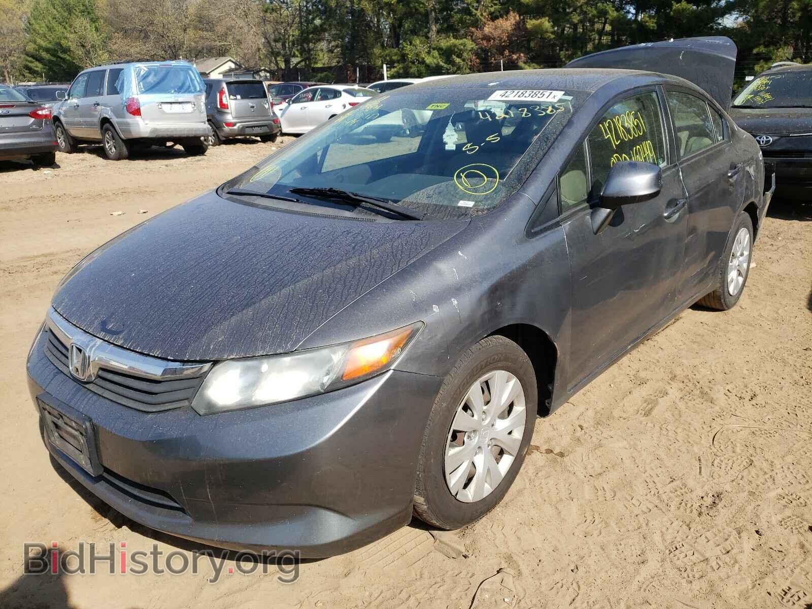 2012 HONDA CIVIC - VIN: 2HGFB2F57CH609204 - Photo 2