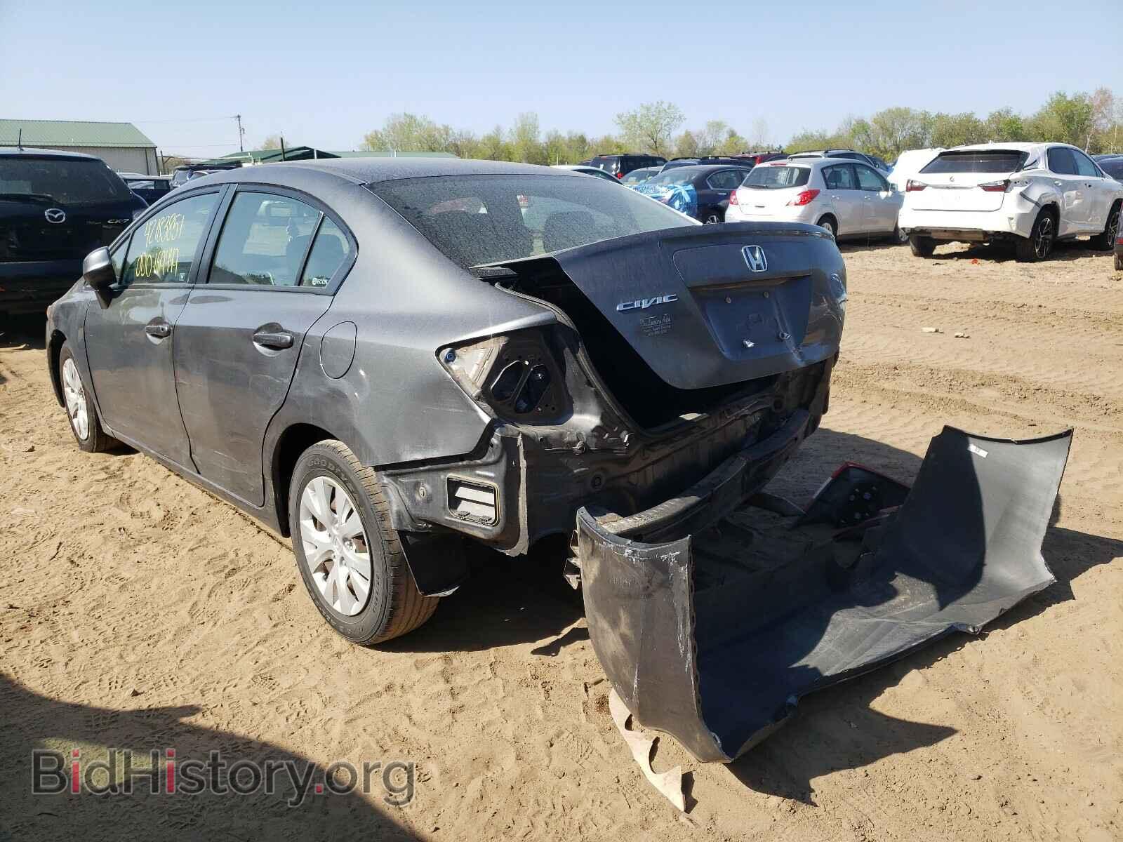 2012 HONDA CIVIC - VIN: 2HGFB2F57CH609204 - Photo 3