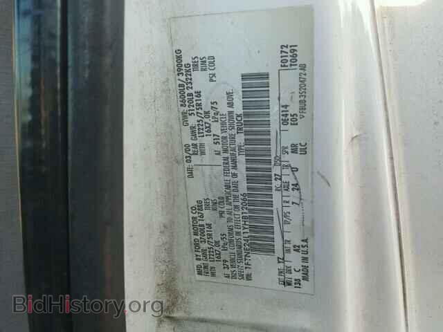 2000 FORD ECONOLINE - VIN: 1FTNE24L1YHB12066 - Фото 10