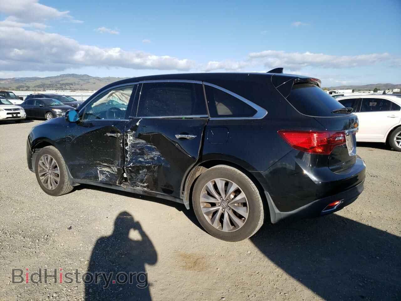 2014 ACURA MDX - VIN: 5FRYD3H49EB010629 - Фото 2