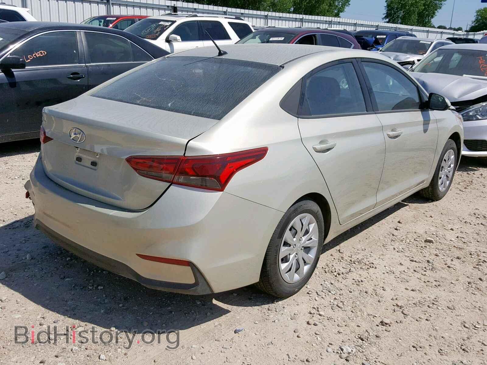 2018 HYUNDAI ACCENT - VIN: 3KPC24A37JE021279 - Фото 4