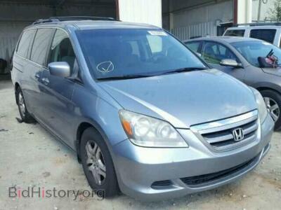 2005 Honda ODYSSEY, зеленый — VIN 5FNRL38445B031347, Copart