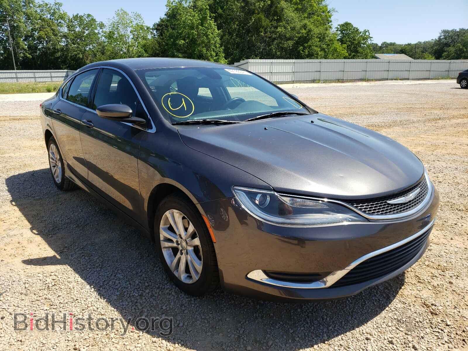 Фотография 1C3CCCAB2FN654326 - CHRYSLER 200 2015