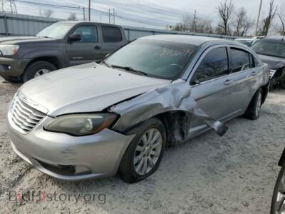 2013 Chrysler 200 TOURING, silver — VIN 1C3CCBBB6DN601408, Copart