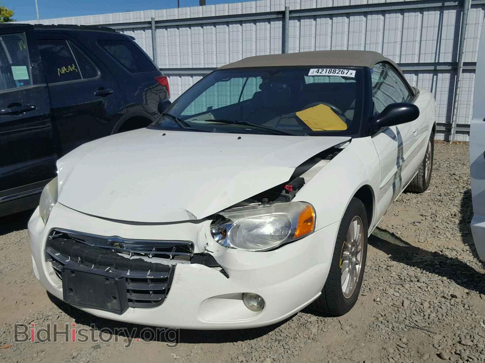 2006 CHRYSLER SEBRING - VIN: 1C3EL55R26N187694 - Фото 2