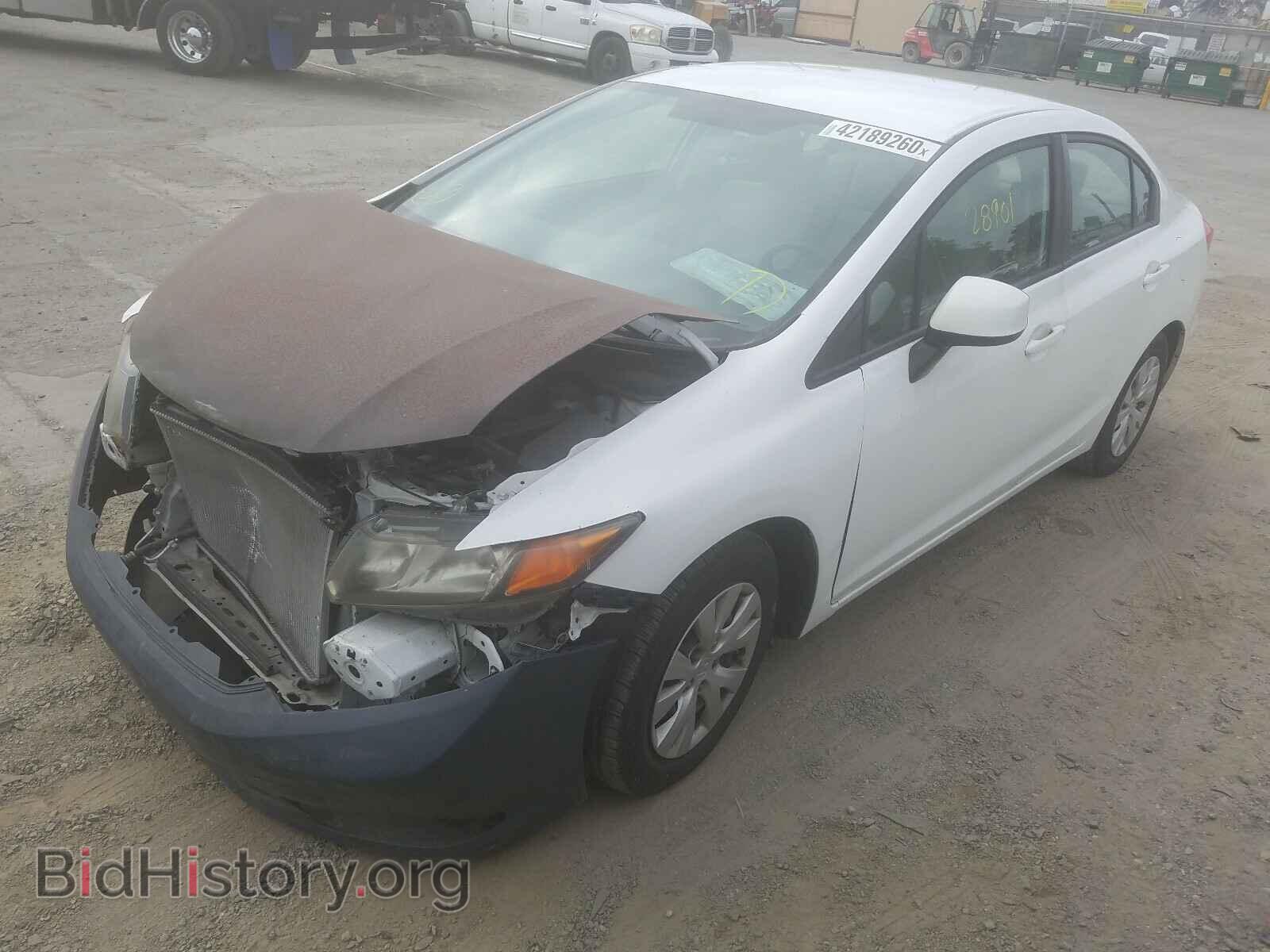2012 HONDA CIVIC - VIN: 19XFB2E51CE034643 - Фото 2