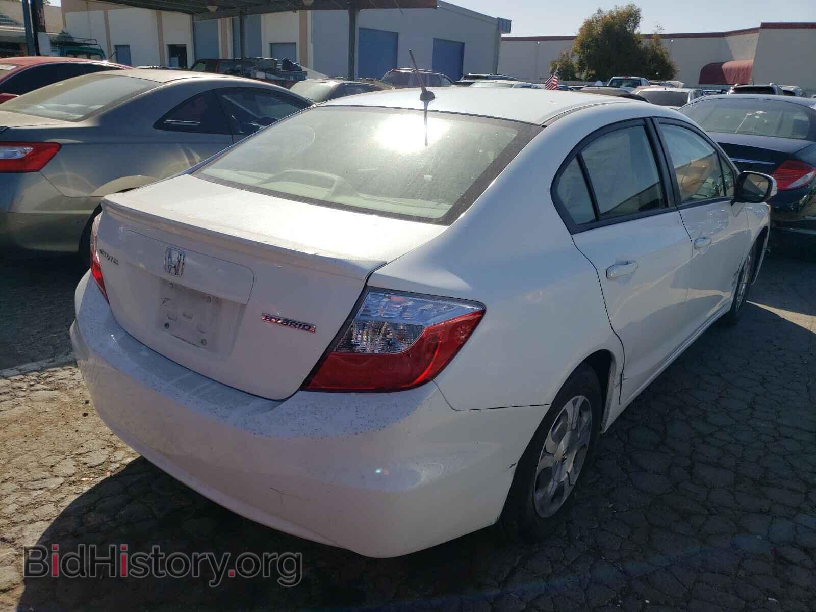 2012 HONDA CIVIC - VIN: JHMFB4F29CS007900 - Фото 4