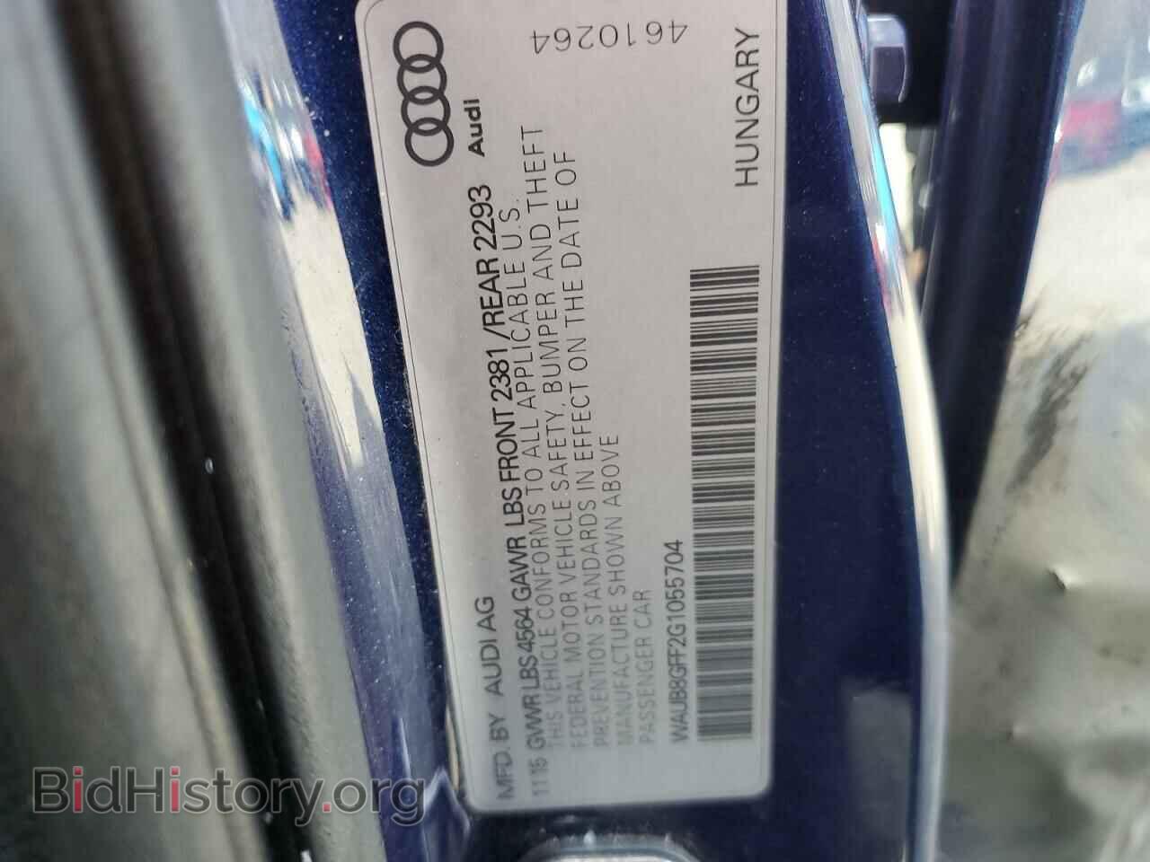 2016 AUDI A3 - VIN: WAUB8GFF2G1055704 - Фото 12