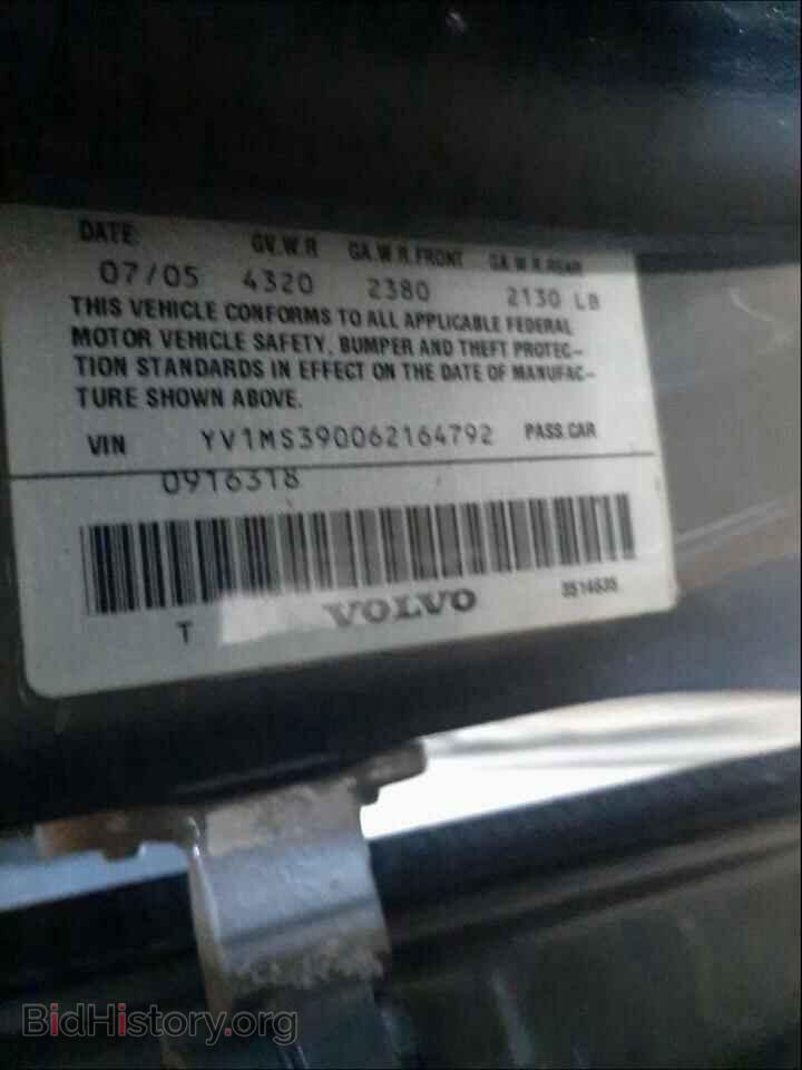 2006 VOLVO S40 - VIN: YV1MS390062164792 - Фото 10