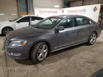 2015 Volkswagen PASSAT SE, серый — VIN 1VWBS7A36FC031147, Copart