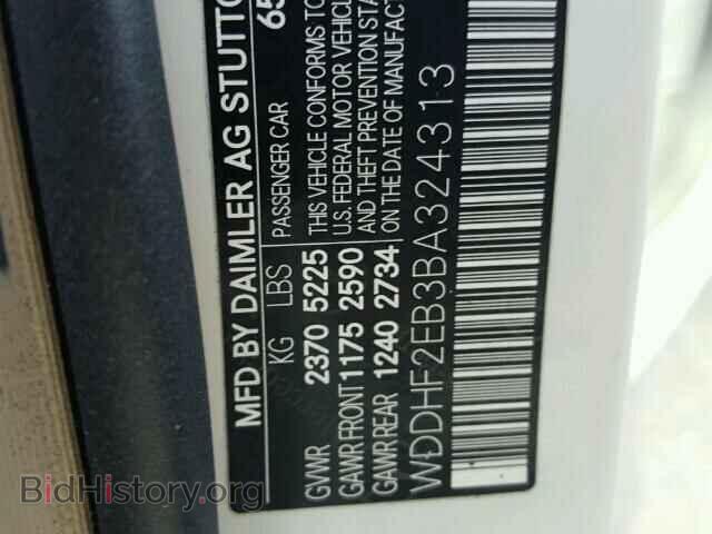 2011 MERCEDES-BENZ E - VIN: WDDHF2EB3BA324313 - Photo 10
