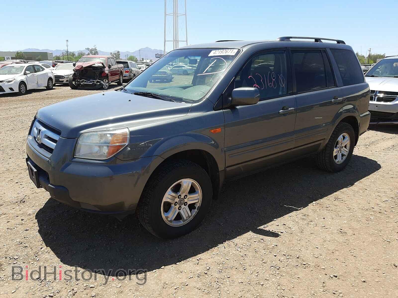 2008 HONDA PILOT - VIN: 5FNYF18258B042903 - Фото 2